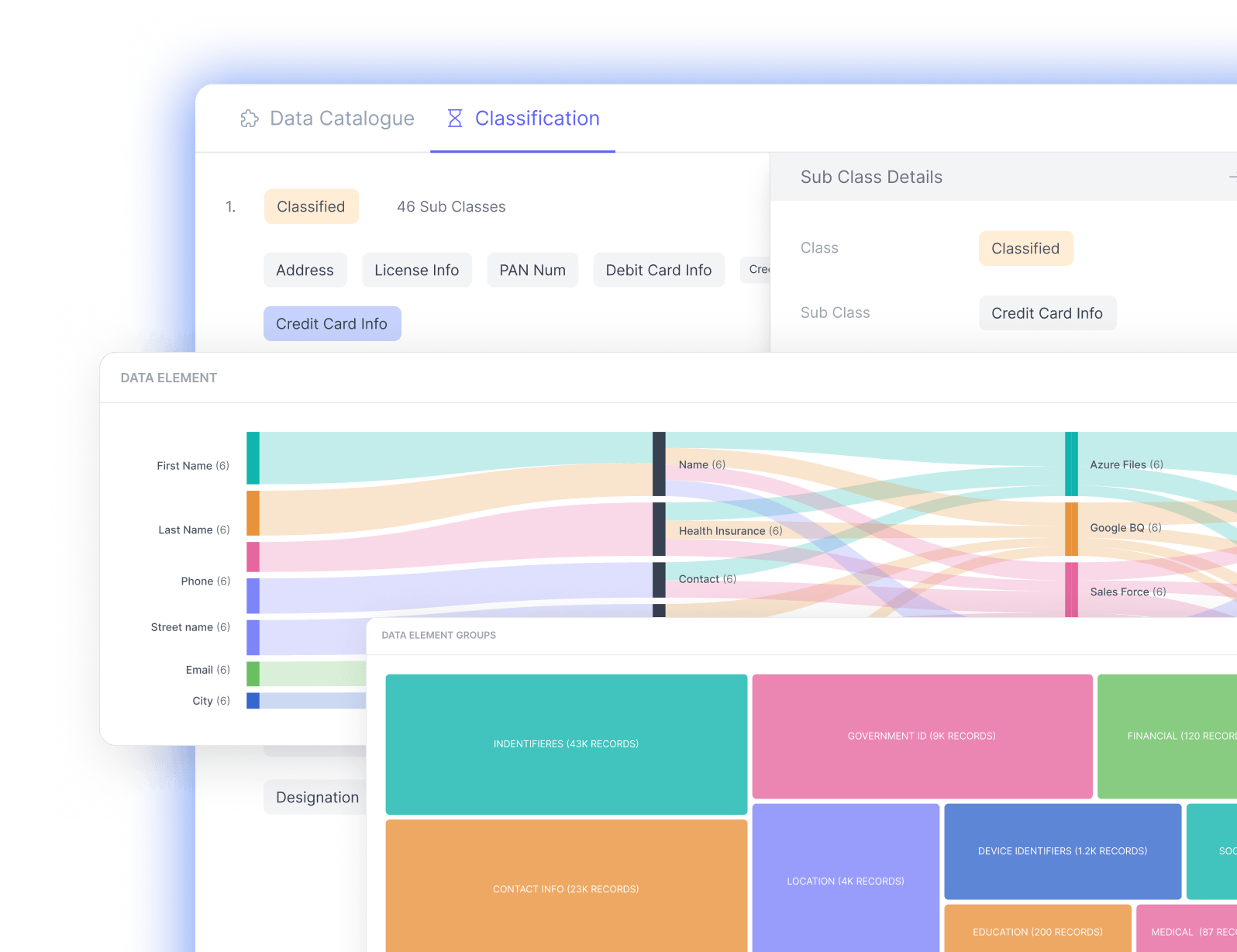 Adaptive discovery and classification product screenshot
